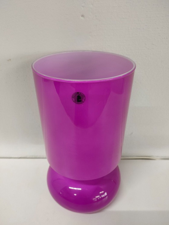 Lykta Desk Or Bedroom Lamp Pink (Ikea, 90s), Table lamps, Glass, Vintage (photo 3 of 6)