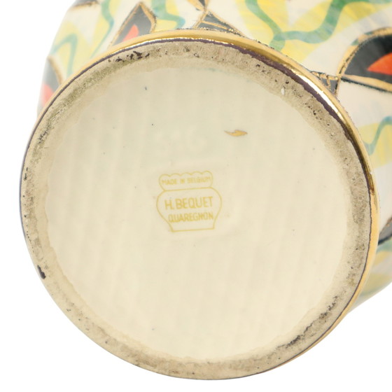 Image 1 of Fifties Lid Vase H. Bequet Jupiter