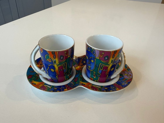 Image 1 of Also französisches Decor du Galion Tête à Tête-Set