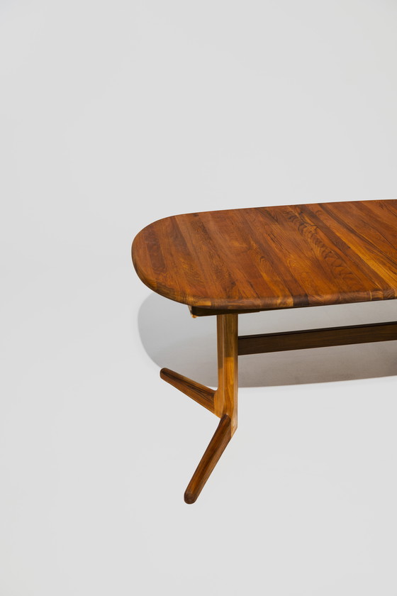 Image 1 of Vintage Scandinavian Dining Table in Solid Teak – 1960