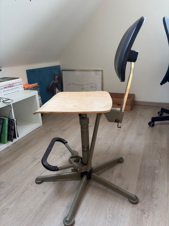 Vintage BIMA Architectenstoel – Bureaustoelen, Metal, Plastic (photo 3 of 5)