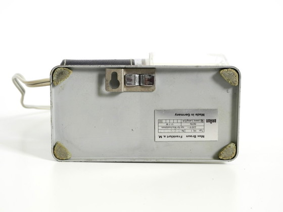 Image 1 of Raro ventilatore da tavolo originale BRAUN HL 1 del 1961, disegnato da Reinhold Weiss, con finitura in pelle.
