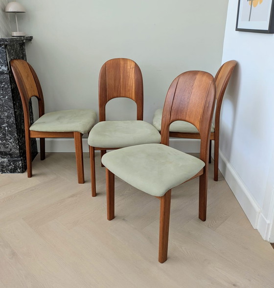 Image 1 of Vintage Danish set, 4 dining chairs, Holstebro