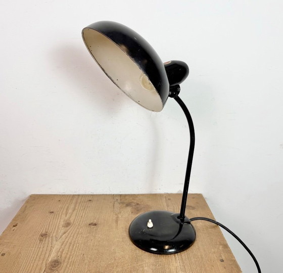Image 1 of Black Industrial Bauhaus Table Lamp from Escolux, 1930s