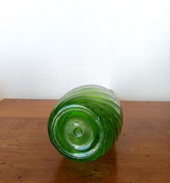 Image 1 of Large vintage Empoli glass decanter