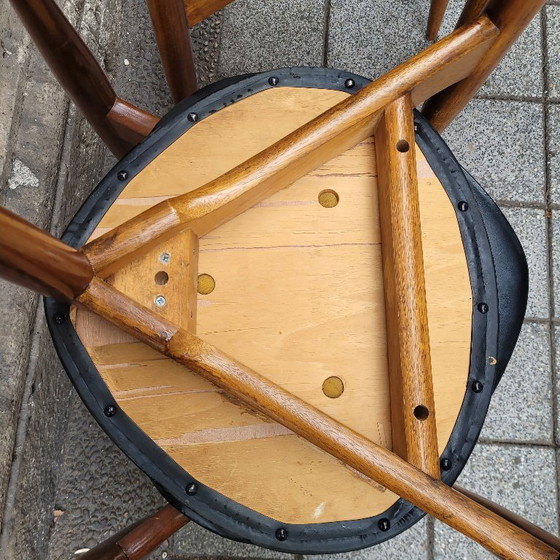 Image 1 of Set da pranzo, tavolo e quattro sedie, stile moderno scandinavo di Hans Olsen, anni '60 - Danimarca