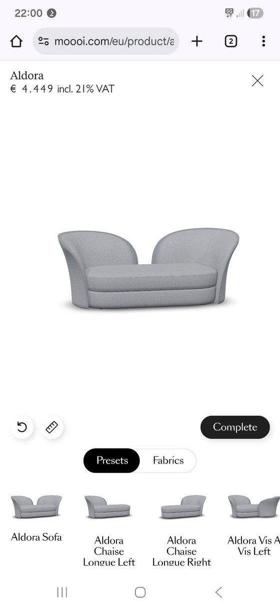 Image 1 of Aldora Sofa Moooi