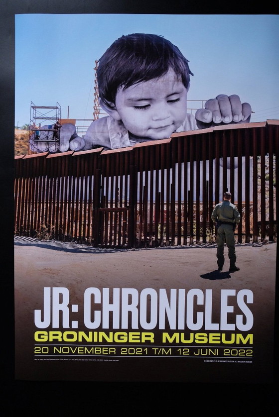 Image 1 of JR 'Chronicles' | manifesto originale della mostra