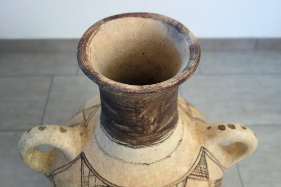 Großer Terrakotta-Krug aus der Rif-Region, Marokko, Höhe 70 cm – Dekorative Objekte, Other (photo 7 of 15)