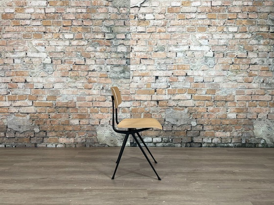 HAY Result Zwart/Eiken - MEER OP VOORRAAD – Eetkamerstoelen, Metal, Wood, Vintage (photo 8 of 13)