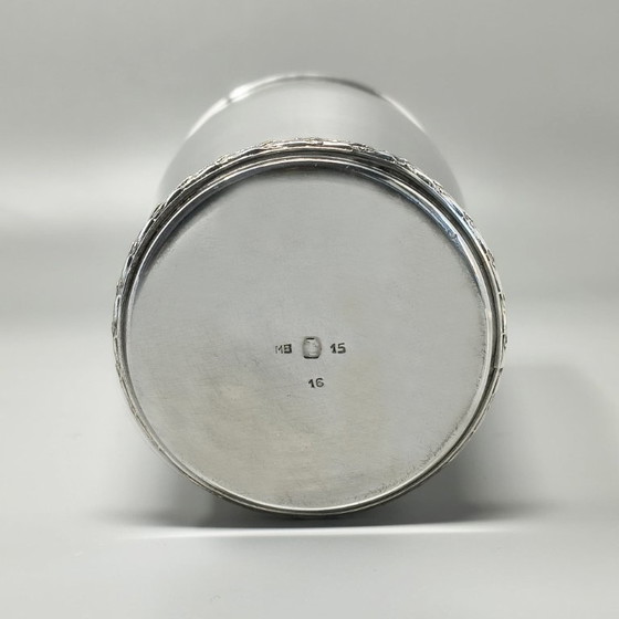 Image 1 of 1930s Art Deco Cocktail Shaker by MB. Made in Italy