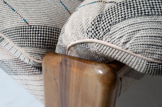 Canapé Vintage 'Sapporo' – Canapés 3 places, Wood, Textile (photo 14 of 16)