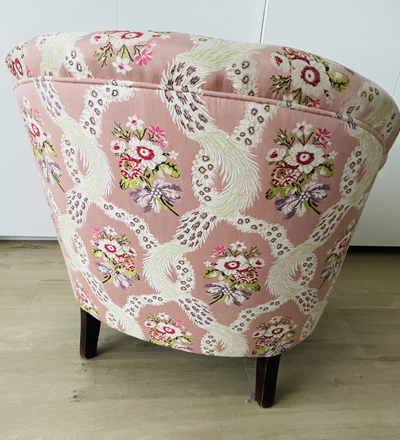 Image 1 of Fauteil bloemenstof