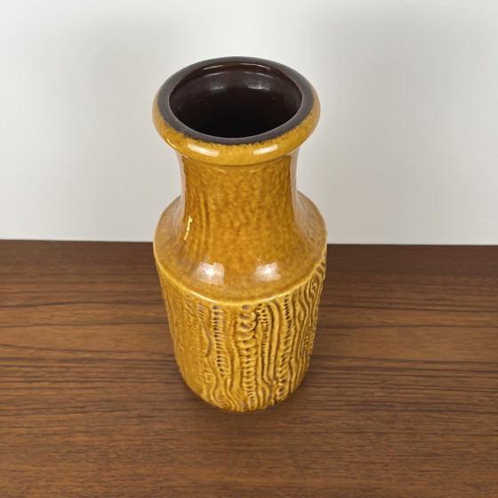 Image 1 of West Germany Yellow "Reptile" Vase, Europa