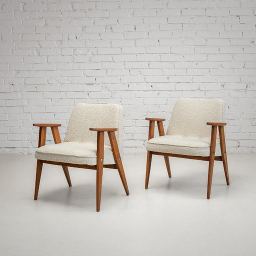 Fauteuil Vintage Chierowski 366 Mid Century