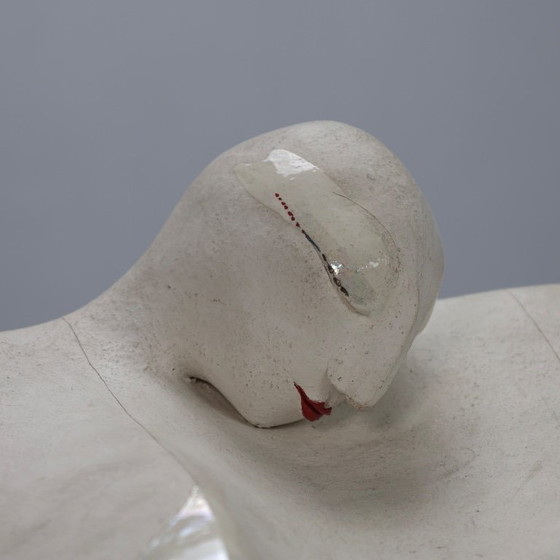 Expressive Ceramic Female Sculpture by Evelyn van Baarda, Netherlands, 1981 (photo 6 of 10)
