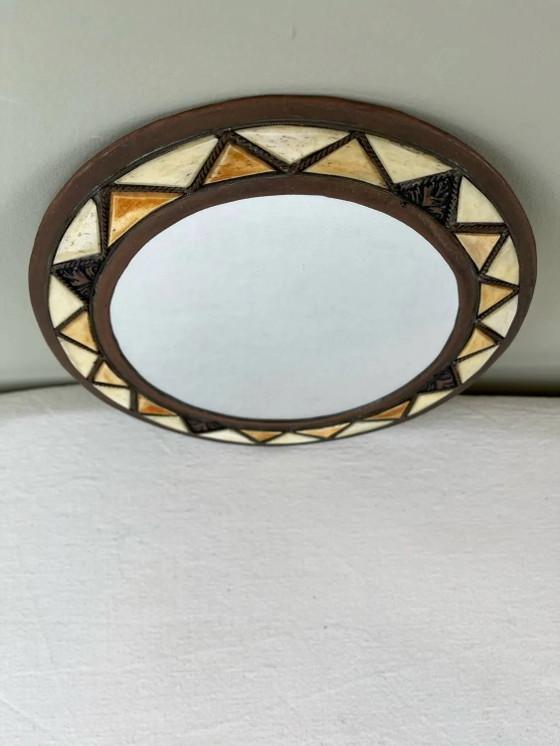 Vintage etnische spiegel – Copper (photo 2 of 6)