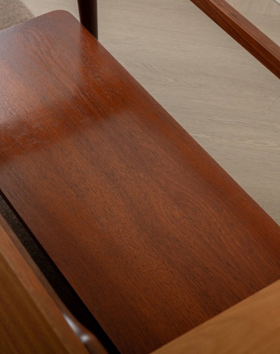 Image 1 of Vintage Teak Coffee Table Attributed to Louis van Teeffelen with Reversible Top, Dutch Mid-Century, 1950s