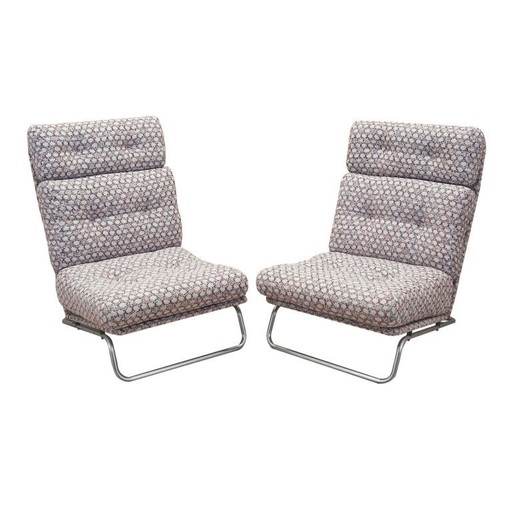 Loungesessel-Set, italienisches Design, 1970er Jahre, Produktion: Italien