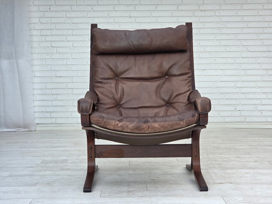 Image 1 of 1970, Noors ontwerp door Ingmar Relling voor Westnofa, model "Siesta" met armleuningen