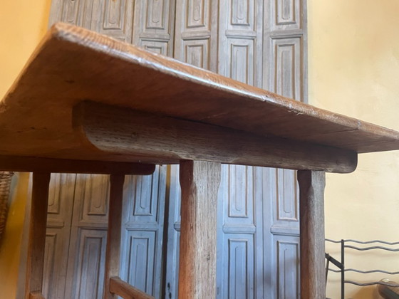 Image 1 of Bistro Table Garden Table Oak French