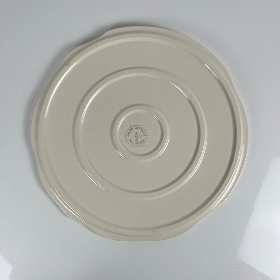 Image 1 of Piatto da portata o per torta in terracotta Salins, motivo frutta