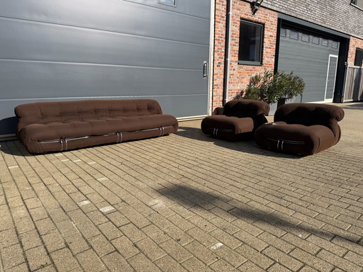 Original 1970's Cassina Soriana 4z +2x1z Tobia & Afra Scarpa