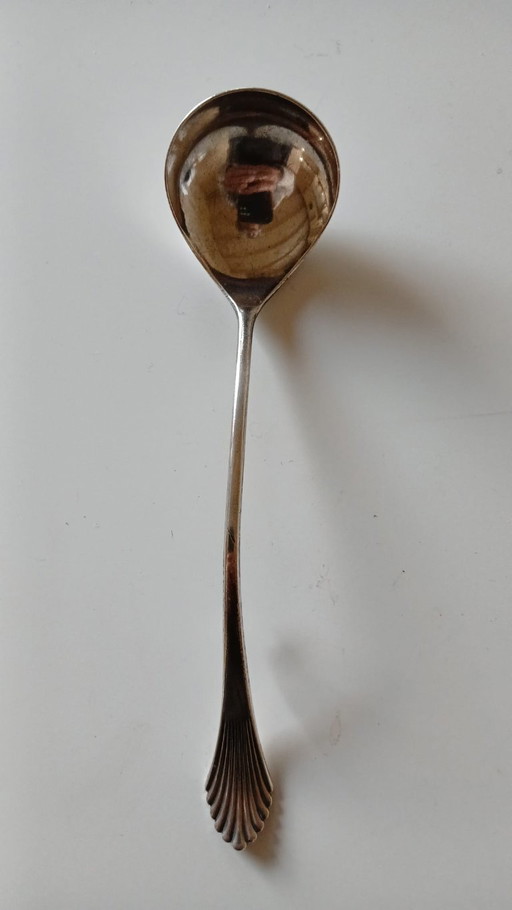 Antique silver jam spoon, 1919 jam spoon