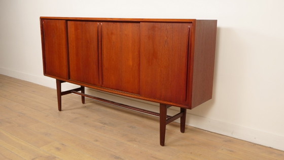 Credenza alta vintage | Teak | Arne Vodder per H.P. Hansen | 200 cm – arne vodder voor H.P Hansen (photo 4 of 14)