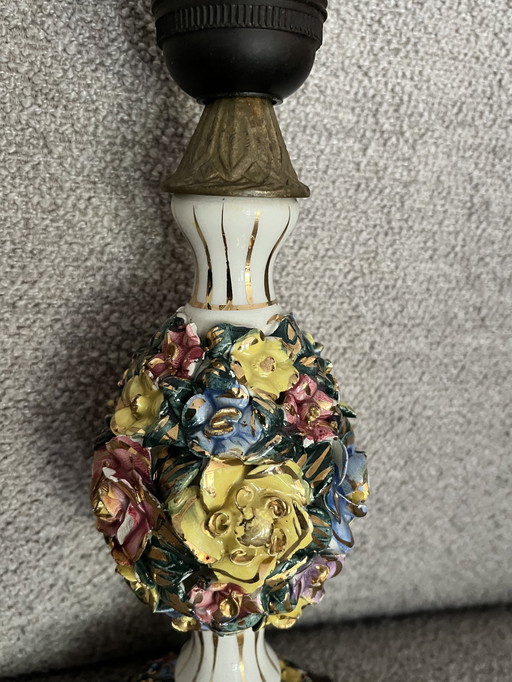 Lampe de poche antique de Capodimonte (non disponible)