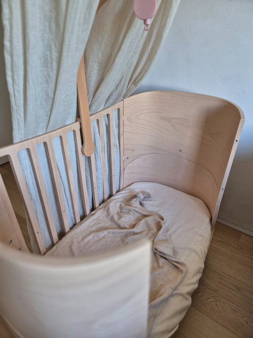 Meegroei Leander Babybed – eenpersoonsbedden, Wood