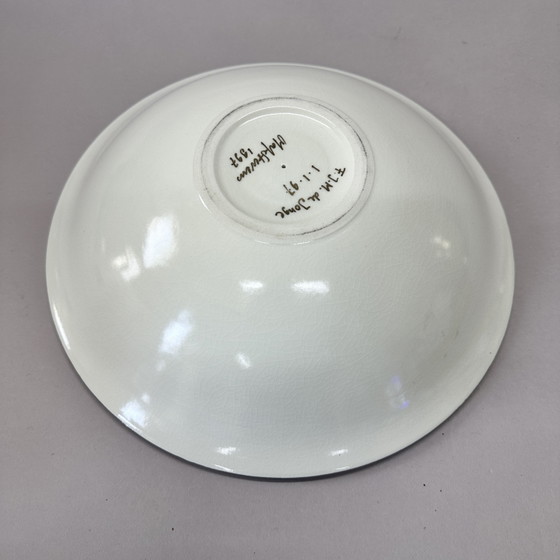 Image 1 of Unica Ceramic Bowl Olaf Stevens – Signed 1997