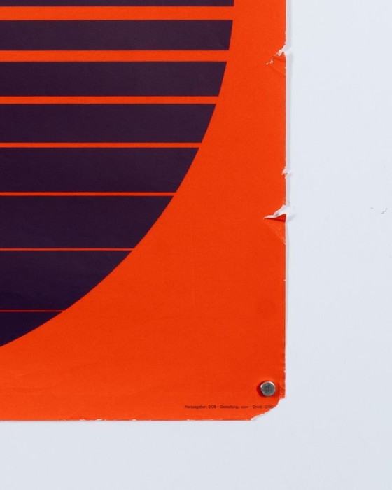 Image 1 of Auf sozialem Kurs voran 1. Mei 1967 – Originele vintage politieke poster van acon – Mid-Century Modern – 84,1x59,4 cm A1