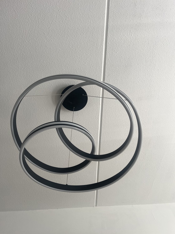 Image 1 of Pendant Lamp Trio Leuchten Black Modern LED
