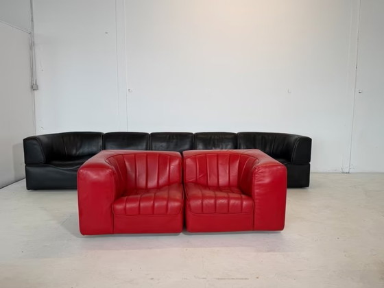 Image 1 of Canapé en cuir Tito Agnoli Novemila Arflex Canapé Fauteuil Design