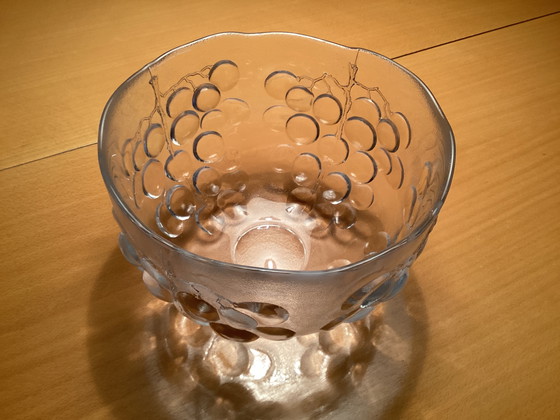 Image 1 of Kosta Boda glazen schaal “Druva”