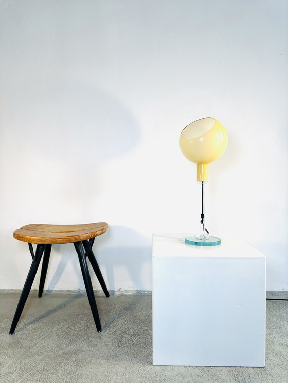 Image 1 of LAMPE DE TABLE PAROLA PAR GAE AULENTI & PIERO CASTIGLIONI POUR FONTANA ARTE, ITALIE, années 1980