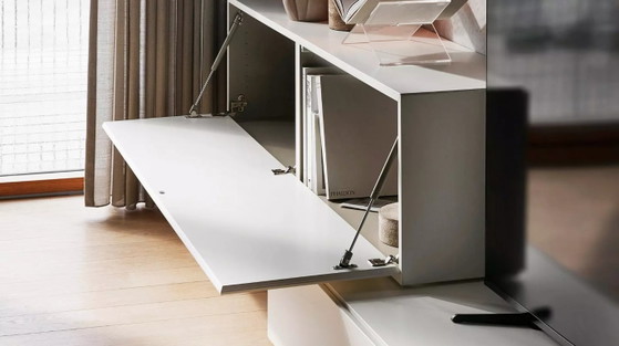 Lugano wandmeubel met neerklapbare fronten – BoConcept, Wall cabinet, Mdf, Metal (photo 4 of 5)
