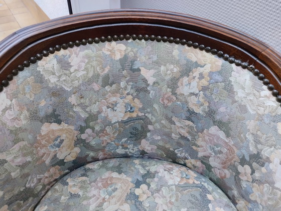 Image 1 of Deux sièges baquets en tissu.