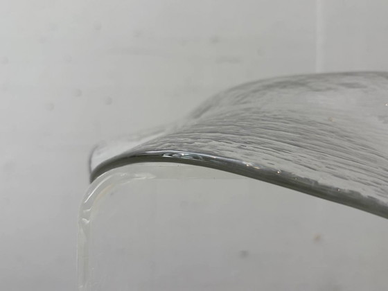 Image 1 of Glasi Hergiswil Glasschale Mit Wellenrand, Schweiz, 1960er Jahre