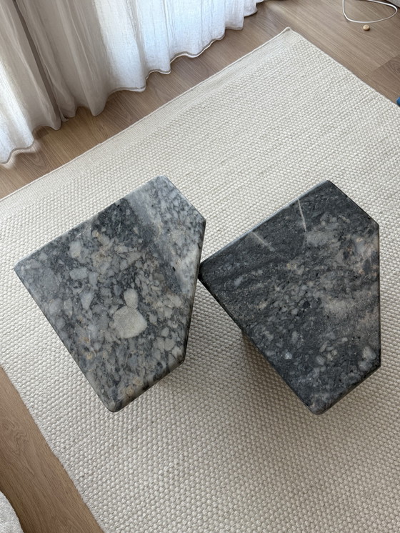 Image 1 of Vintage marmeren nesting tables