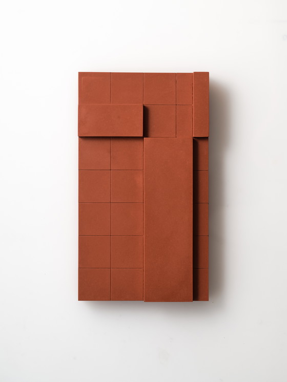 Image 1 of Set di 3 oggetti da parete brutalisti fatti a mano