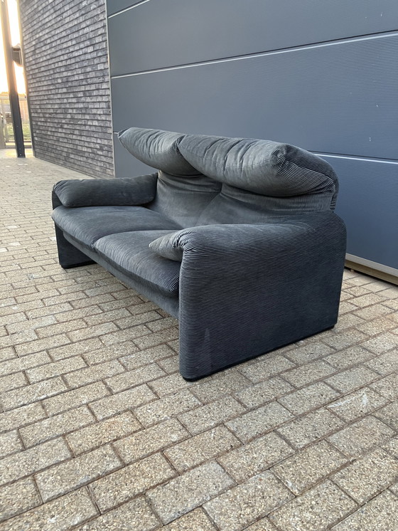Image 1 of Cassina Maralunga 2 posti, tessuto originale ribble Top condition!!!