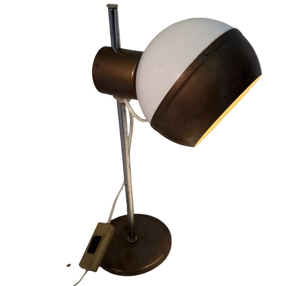 Image 1 of Drukov – 1970er Jahre – Weltraumzeitalter-Design / Pop-Art-Stil – Schreibtischlampe mit Magnethalterung