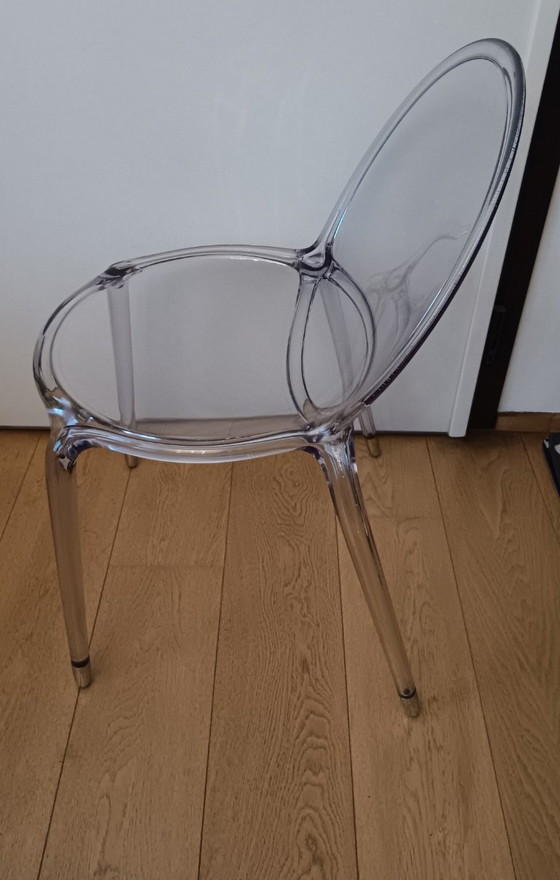 Image 1 of Lot de 4 chaises LOOP transparentes - Cédric Ragot pour Roche Bobois
