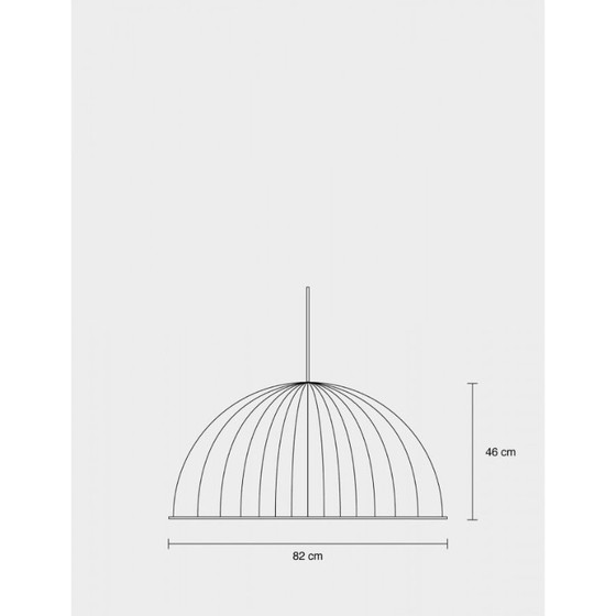 Muuto Under The Bell Pendelleuchte Ø82 cm grau | Ausstellungsstück, Pendelleuchten (Foto 5 von 5)
