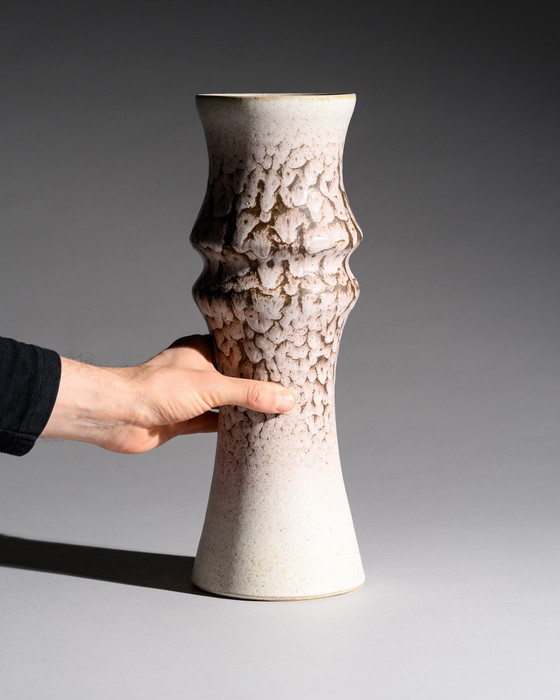 Image 1 of Albert Kiessling (KLW) Langenhessen Studio Vase Duo GDR East German Pottery