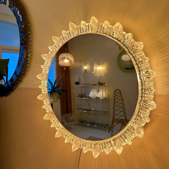 Image 1 of Specchio retroilluminato in vetro di RZB - 1970