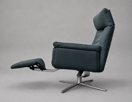 2 sillones FSM Shelby – Cuero color petróleo – Leather, Metal (photo 9 of 15)