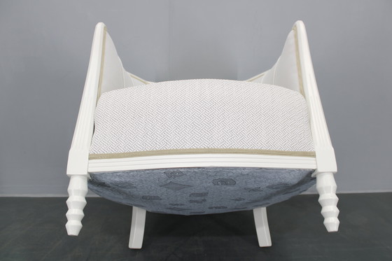 Image 1 of 1930 gerestaureerde Weense Secessie fauteuil